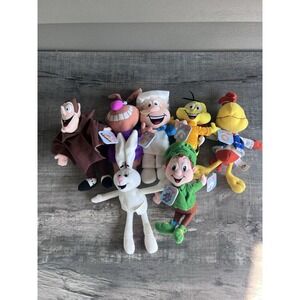 1997 General Mills Breakfast Babies Plush Cereal Mascots Complete Set of 7